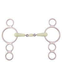Produktbild von BR doppelt gebrochene 4-Ringtrense Apple Mouth 18 mm