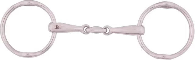 Produktbild von BR Doppelt gebrochene Aufziehtrense aus Edelstahl 18 mm Silber