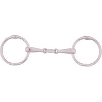 Produktbild von BR Doppelt gebrochene Aufziehtrense aus Edelstahl 18 mm Silber