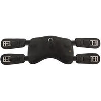 Produktbild von BR Dressurgurt Stafford Airflow-Gelpads aus Leder Schwarz 60 cm - 60 cm