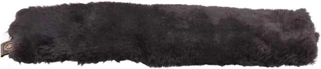 BR Dressurgurtschoner aus Schafsleder in Schwarz – Bild 1 von 2