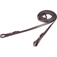 Produktbild von BR Dressurzügel aus Leder für Warmblut in Braun mit Silber - 1 Stk.