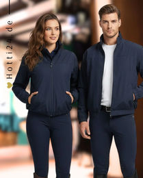 Produktbild von BR Equestrian Trainingsjacke Essentials Navy wasserabweisend Unisex
