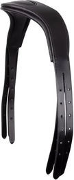 Produktbild von BR Equitation Anatomic Fit Kopfstück für Vollblut aus Leder in Schwarz