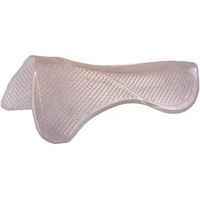Produktbild von BR Equitation Anatomisch geformtes Sattelpad für Pferde mit Softgel in Weiß und Transparent