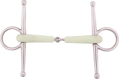 Produktbild von BR Equitation AppleMouth Gebiss für Pferde aus Edelstahl 15mm Transparent Rosa