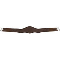 Produktbild von BR Equitation Bakewell Anatomischer Sattelgurt aus Leder mit Magnet und beidseitigem Elastik in Braun