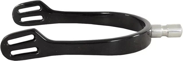 BR Equitation Bergamo Reitsporn aus Aluminium Schwarz Größe M – Bild 1 von 2