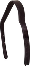 Produktbild von BR Equitation C-Line Anatomic Kopfstück für Vollblut aus Leder in Schwarz