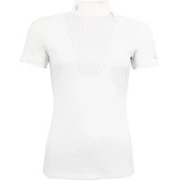 Produktbild von BR Equitation Calgary Reitshirt Polo Damen Blau Weiß Größe L