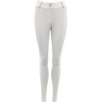 Produktbild von BR Equitation Cancun Reithose Damen mit Full Grip Silikonbesatz wasserabweisend Weiß Silber