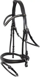 Produktbild von BR Equitation Cannock Leder Zaumzeug Full Schwarz