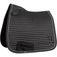Produktbild von BR Equitation Capri Sattelunterlage aus Satin für Pferde in Schwarz