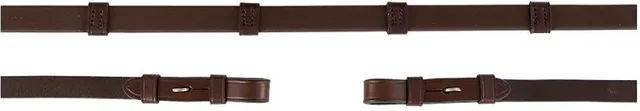 Produktbild von BR Equitation Cinderford Pferdezügel aus Leder in Braun Full