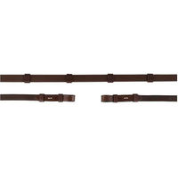 Produktbild von BR Equitation Cinderford Pferdezügel aus Leder in Braun Full