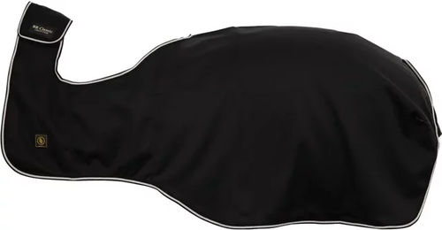 Produktbild von BR Equitation Classic Soft Shell Nierendecke für Pferde aus wasserdichtem Fleece in Schwarz