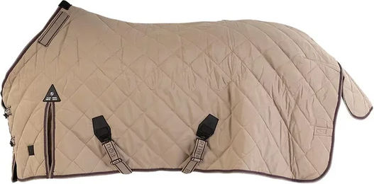 Produktbild von BR Equitation Classic Stalldecke für Pferde aus Polyester in Beige 195/145 cm
