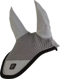 Produktbild von BR Equitation CLX Fliegenhaube für Warmblut aus Baumwolle Grau