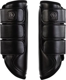 Produktbild von BR Equitation CLX Majestic Geschlossene Gamaschen für Pferde aus Kunstleder Schwarz Größe S