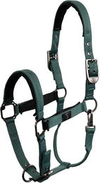 Produktbild von BR Equitation CLX Pferdehalfter mit Neopren in Schwarz oder Grün für Vollblut