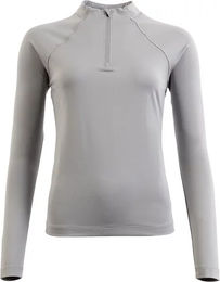 Produktbild von BR Equitation CLX Reitshirt für Damen mit 1/4 Reißverschluss in Grau XS