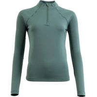 Produktbild von BR Equitation CLX Reitshirt für Damen mit 1/4 Reißverschluss in Grün Größe S