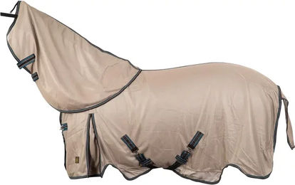 Produktbild von BR Equitation Combo Classic Fliegendecke aus Polyester in Braun und Beige