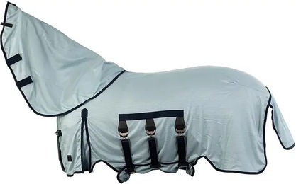 Produktbild von BR Equitation Combo Fliegenhemd für Pferde aus Fleece in Blau