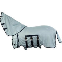 Produktbild von BR Equitation Combo Fliegenhemd für Pferde aus Fleece in Blau