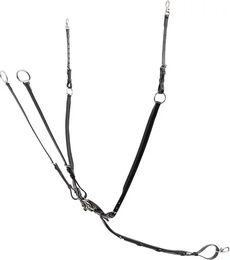 Produktbild von BR Equitation Corsham Jagdhalsband für Pferde aus Leder in Schwarz