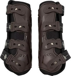 BR Equitation Country Tech Gamaschen für Pferde aus Kunststoff in Braun XL – Bild 1 von 2