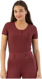 Produktbild von BR Equitation Damen Reitshirt Klaasje Rot Größe S