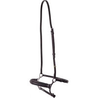 Produktbild von BR Equitation Demi-lune Reithalfter mit Hebelwirkung aus Leder in Schwarz oder Braun