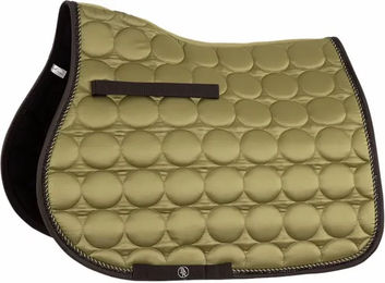 BR Equitation Dream Satin-Sattelunterlage für Pferde in Grün – Bild 1 von 1
