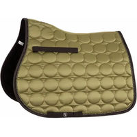 Produktbild von BR Equitation Dream Satin-Sattelunterlage für Pferde in Grün