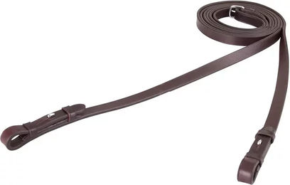 BR Equitation Dressur Zügel aus Leder für Warmblut 16 mm Braun – Bild 1 von 2