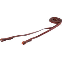 Produktbild von BR Equitation Dressur Zügel aus Leder mit Gummi 16mm Braun/Gold