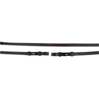 Produktbild von BR Equitation Dressur Zügel aus Leder mit Lackoptik Schwarz Size Full