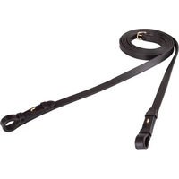 Produktbild von BR Equitation Dressurzügel aus Leder 16 mm Schwarz mit Gold