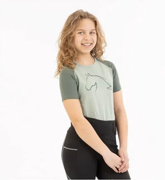 Produktbild von BR Equitation Eevolv Ishaura Reitshirt für Damen in Grün