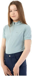 Produktbild von BR Equitation Eevolv Kady Reitshirt Polo Halb-Zipper für Mädchen in Blau