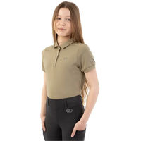 Produktbild von BR Equitation Eevolv Kaitlyn Reit-Poloshirt für Mädchen in Beige Größe 10 Jahre