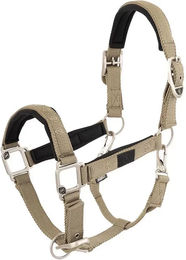 Produktbild von BR Equitation Eevolv Karin Halfter aus Neopren in Beige für Vollblut Pferde