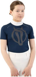 Produktbild von BR Equitation Eevolv Kenzie Reitshirt für Mädchen in Blau