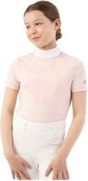 BR Equitation Eevolv Kenzie Reittrikot für Mädchen in Rosa und Silber Größe 12 Jahre – Bild 1 von 2