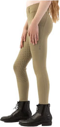 BR Equitation Eevolv Kika Reithose Mid Grip für Mädchen in Beige Größe 12 Jahre – Bild 1 von 1