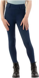 Produktbild von BR Equitation Eevolv Kika Reithose Mid Grip für Mädchen in Blau Größe 12 Jahre