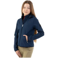 Produktbild von BR Equitation Eevolv Softshell Kayla Reitjacke für Mädchen in Blau wasserabweisend