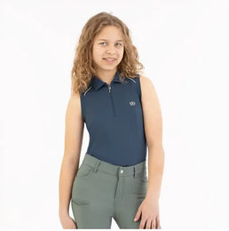 Produktbild von BR Equitation EevolvIlona Reit-Poloshirt für Mädchen Sommer Blau