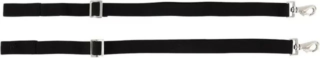 BR Equitation Elastische und verstellbare Oberschenkelriemen für Pferde in Schwarz – Bild 1 von 2